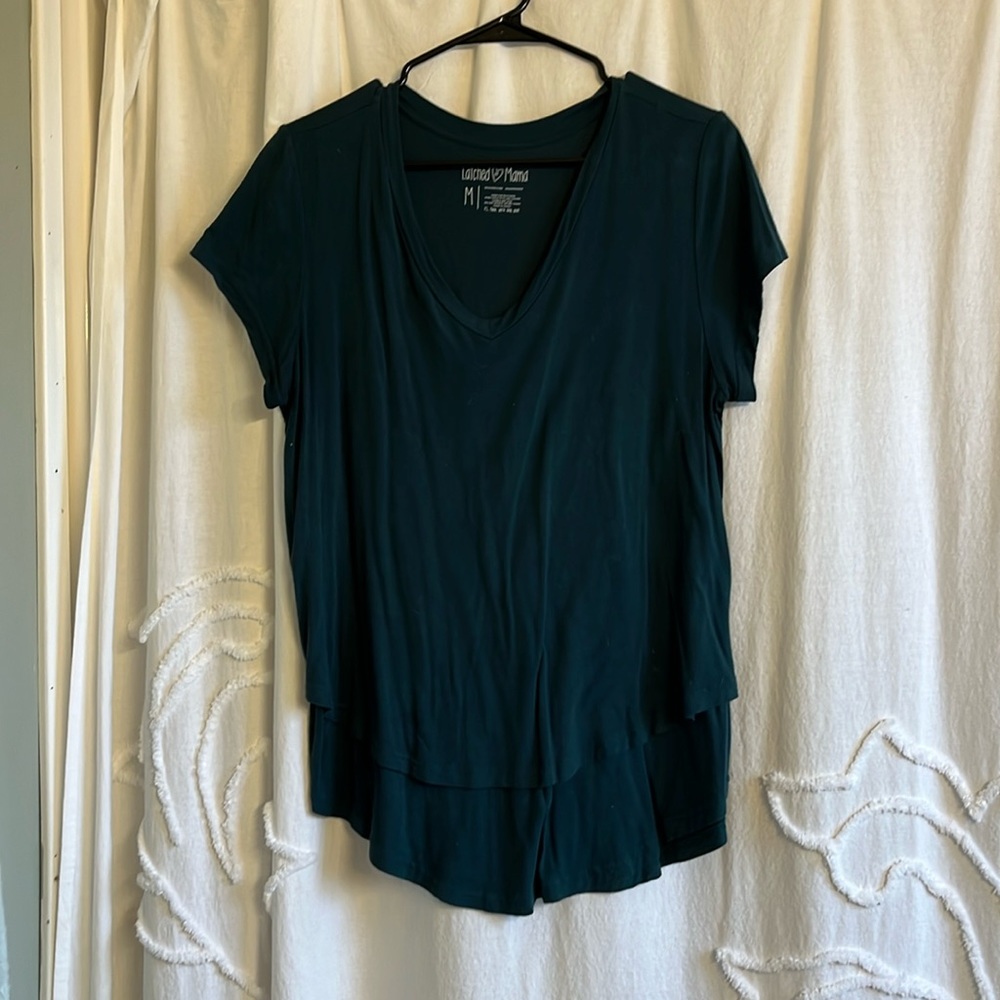 Latched mama tulip top
